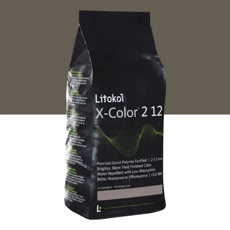 Мелкозернистая декоративная фуга, Litokol X-Color® 2-12, от 2 до 12 мм, 24 Argilla Bruciata, (жженая глина/красно-коричневый), 3 кг. (XCL212 AGB0063)