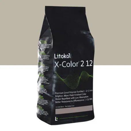Мелкозернистая декоративная фуга, Litokol X-Color® 2-12, от 2 до 12 мм, 27 Caolino, (каолин/кремово-белый), 3 кг. (XCL212 CAO0063)