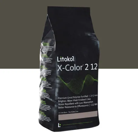 Мелкозернистая декоративная фуга, Litokol X-Color® 2-12, от 2 до 12 мм, 31 Terra Fumicata, (дымчатая земля/темно-коричневый), 3 кг. (XCL212 TFM0063)