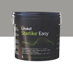 Епоксидний гель, стійкий до кислот, водонепроникний, Litokol Starlike® Easy, 06 Nebbia, (сірий туман), 5 кг. (STEASYNBB0005)
