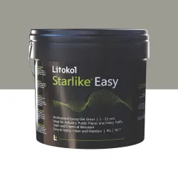 Епоксидний гель, стійкий до кислот, водонепроникний, Litokol Starlike® Easy, 07 Cenere, (попелясто-сірий), 5 кг. (STEASYCNR0005)