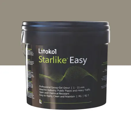 Эпоксидный гель, стойкий к кислотам, водонепроницаемый, Litokol Starlike® Easy, 29 Terra di Borgogna, (темно-коричневый), 5 кг. (STEASYTBG0005)