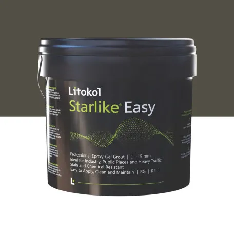 Эпоксидный гель, стойкий к кислотам, водонепроницаемый, Litokol Starlike® Easy, 31 Terra Fumicata, (дымчато-земляной), 5 кг. (STEASYTFM0005)