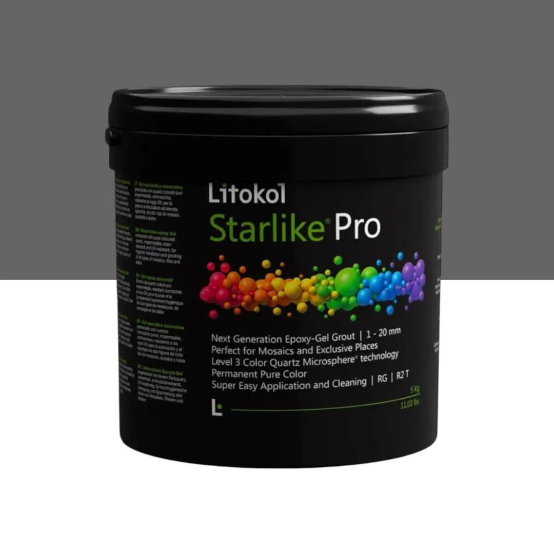 Епоксидна фуга, Litokol Starlike Pro, 10 Ardesia, 5 кг (STPROARD0005)