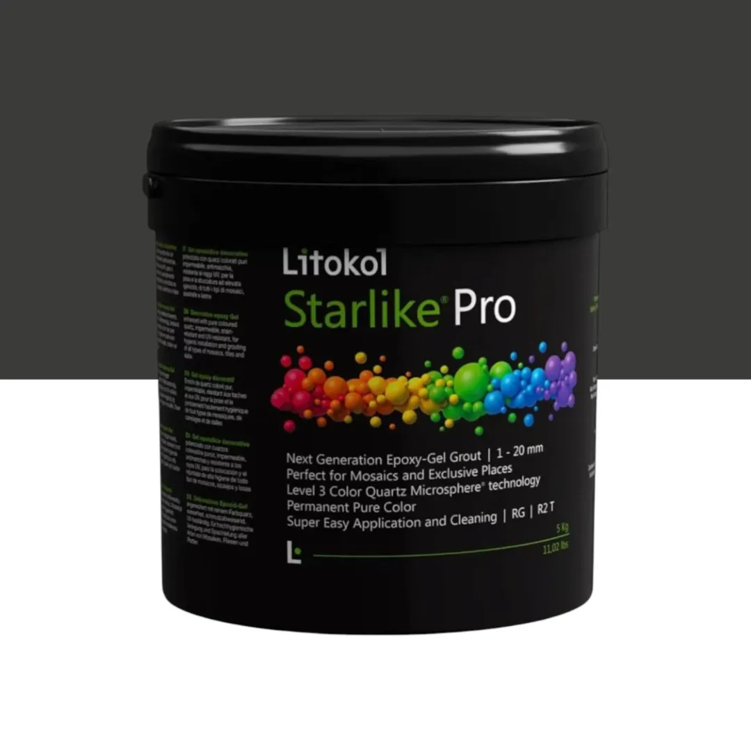 Епоксидна фуга, Litokol Starlike Pro, 12 Nero Antico, 5 кг (STPRONAN0005)