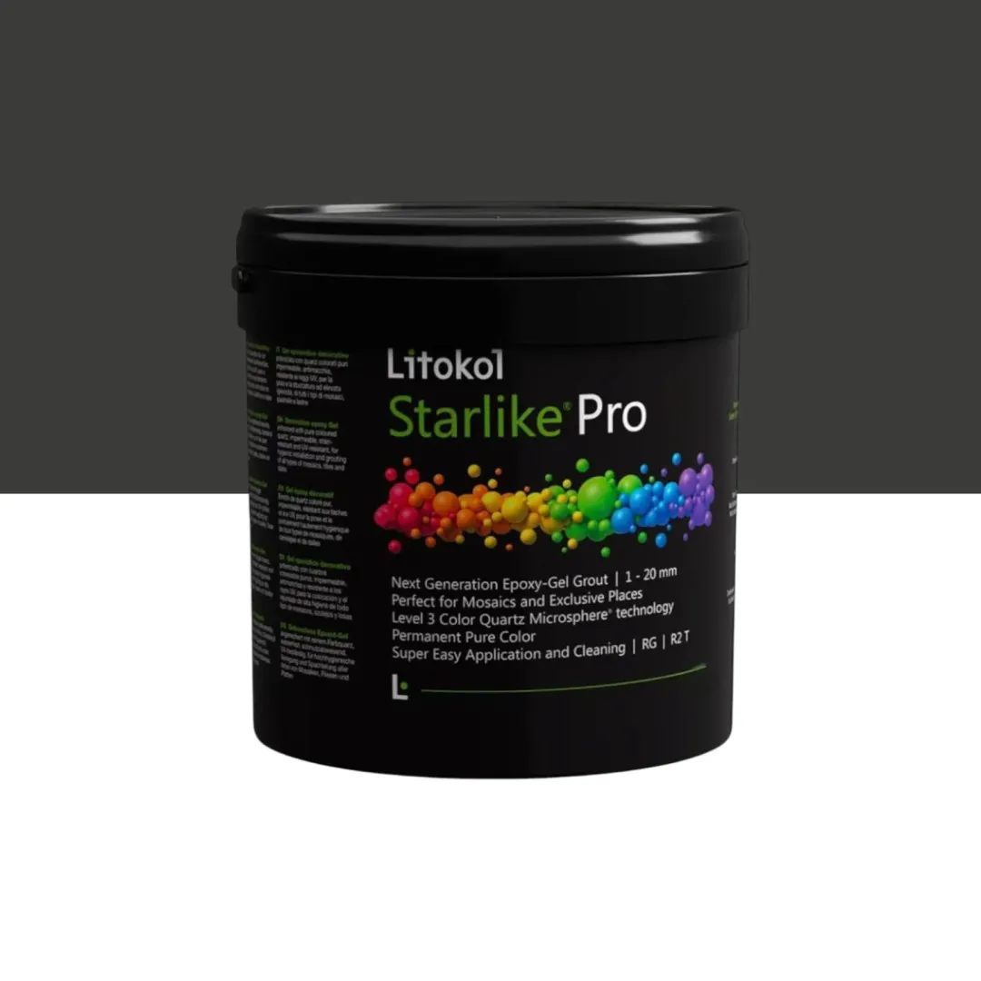 Епоксидна фуга, Litokol Starlike Pro, 12 Nero Antico, 2.5 кг (STPRONAN02.5)