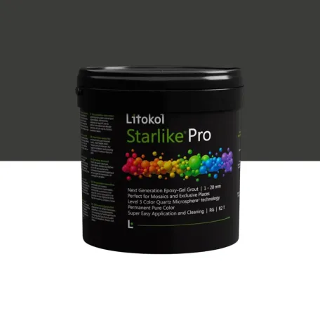 Эпоксидная фуга, Litokol Starlike Pro, 12 Nero Antico, 2.5 кг (STPRONAN02.5)