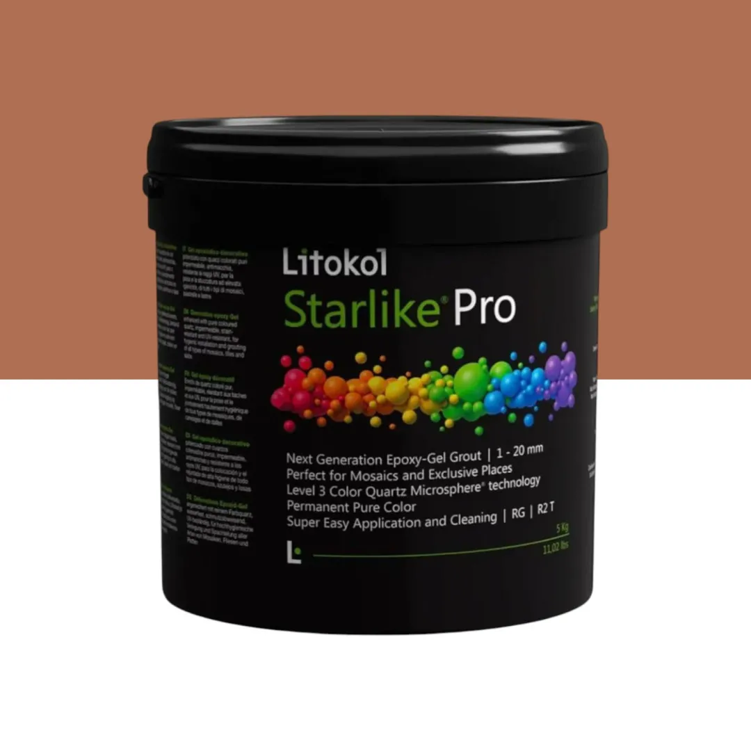 Эпоксидная фуга, Litokol Starlike Pro, 34 Terracotta, 5 кг (STPROTCT0005)