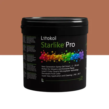 Эпоксидная фуга, Litokol Starlike Pro, 34 Terracotta, 5 кг (STPROTCT0005)