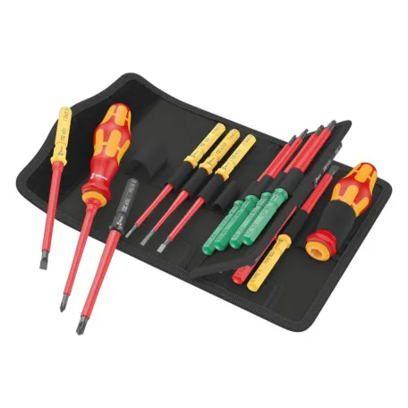 Отвертка с сменными насадками WERA Kraftform Kompakt VDE 17 Universal 1 Tool Finder (05006611001)