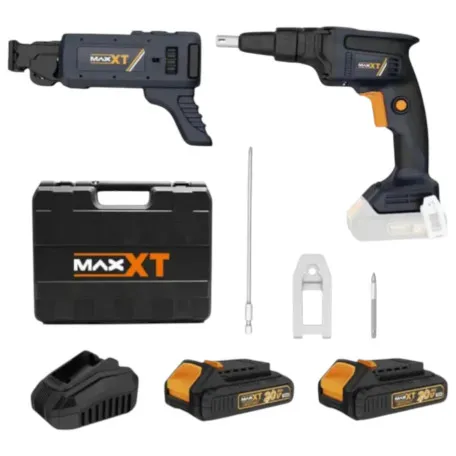 Шуруповерт для гипсокартона MAXXT, 2 аккумулятора (MDSG20V+MCM57P)