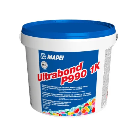 Клей поліуретановий однокомпонентний Mapei Ultrabond P990 1K, світлий, 15 кг (2321815)
