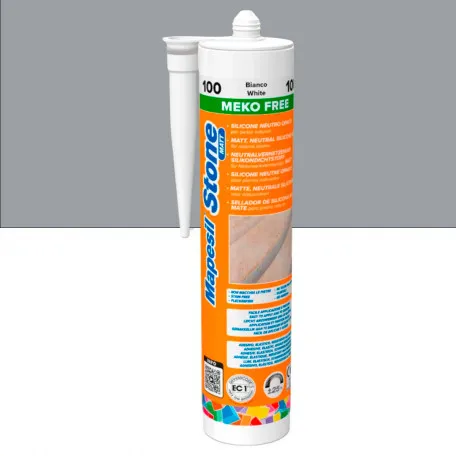 Однокомпонентний силіконовий герметик Mapei Mapesil Stone Matt Tex №110, манхетен, 310 мл (49110TMATT)