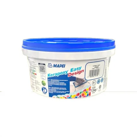Епоксидний шовний заповнювач Mapei KERAPOXY EASY DESIGN №100, білий, 1.5 кг (5KB010015)
