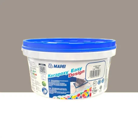 Епоксидний шовний заповнювач Mapei KERAPOXY EASY DESIGN №112, сірий, 1.5 кг (5KB011215)