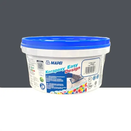 Епоксидний шовний заповнювач Mapei KERAPOXY EASY DESIGN №114, антрацит, 1.5 кг (5KB011415)