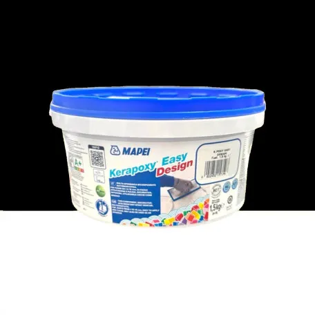 Епоксидний шовний заповнювач Mapei KERAPOXY EASY DESIGN №120, чорний, 1.5 кг (5KB012015)
