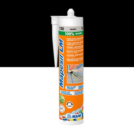 Силіконовий клей-герметик Mapei MAPESIL LM №120, чорний, 310 мл (MP120LM)