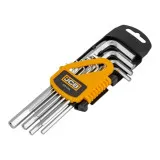 Набір Г-подіб. довгих, HEX, 10 од. (1,27 мм-10 мм) JCB Tools, JCB-5102L, (59741)