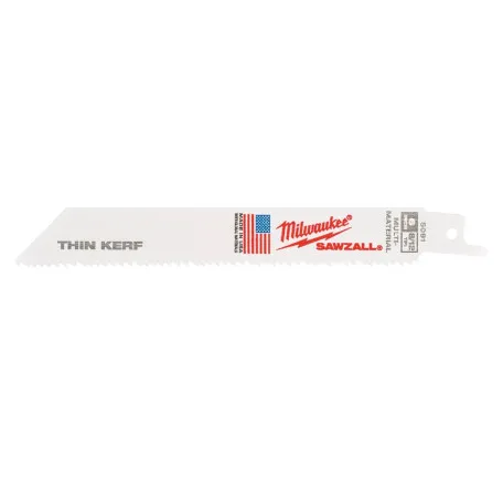 Полотно для сабельных пил THIN KERF MILWAUKEE, 150х3,1/2,1мм, (5шт) (48475091)