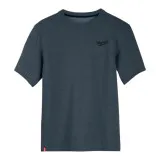 Футболка с коротким рукавом MILWAUKEE HTSSBLU-L, легкая, синяя, размер L, (4932492975)
