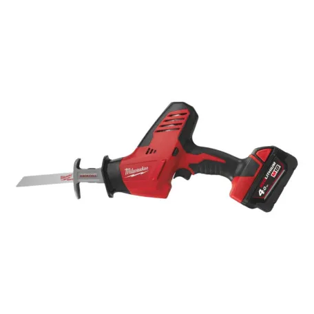 Аккумуляторная сабельная пила MILWAUKEE C18 HZ-402B HACKZALL, 2x4 Ач, сумка (4933501114)