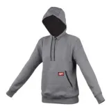 Толстовка MILWAUKEE, WH MW GR L с капюшоном, серая, (размер L) (4932493123)