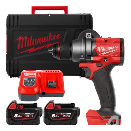 Дрель-шуруповерт аккумуляторная бесщеточная MILWAUKEE, M18 FDD3-502X, 158Нм. (4933479863)