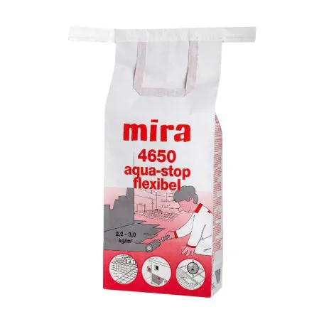 Еластична цементна гідроізоляція Mira 4650 Aqua-Stop Flexibel, 12,5 кг (M4650125)