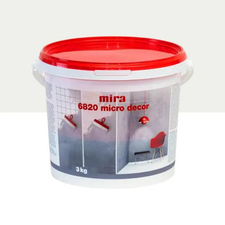 Декоративна шпаклівка Mira 6820 Micro Decor, 3 кг, White (білий), (M6820W3)
