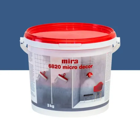 Декоративна шпаклівка Mira 6820 Micro Decor, 3 кг, Ocean (Океанічний синій), (M6820OC3)