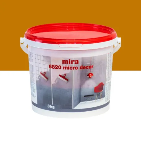 Декоративна шпаклівка Mira 6820 Micro Decor, 3 кг, Orange (Помаранчевий), (M6820OR3)