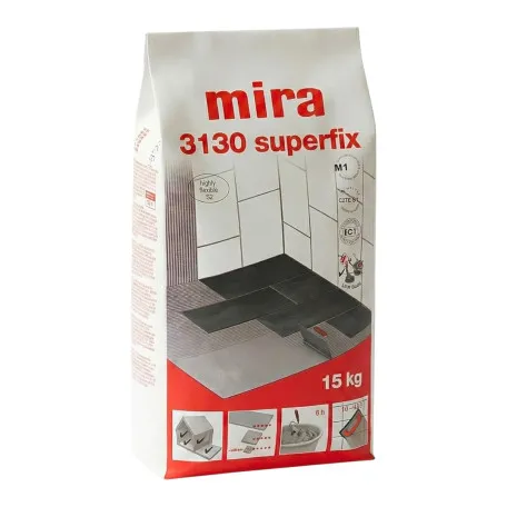 Клей Mira 3130 Superfix, 15 кг, білий, Клас C2TE S2 (M313015)