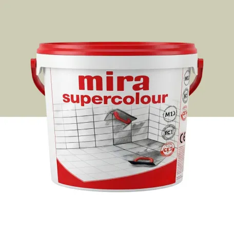 Цементна фуга Mira Supercolour CG2 WA, 2 кг, колір 116 сірий шовк (MSC11620)