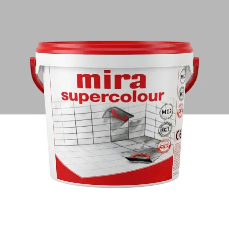 Цементна фуга Mira Supercolour CG2 WA, 2 кг, колір 120 попільний (MSC12020)