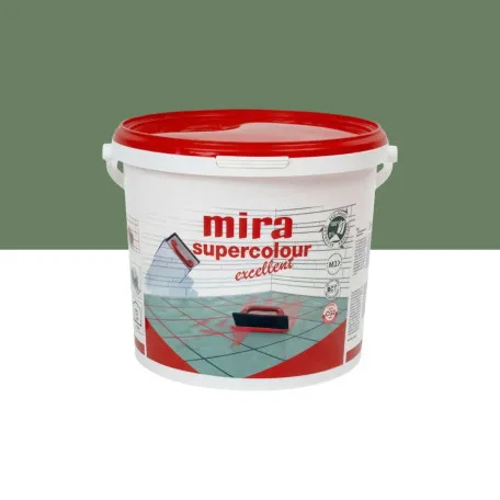Цементна фуга Mira Supercolour Excellent CG2 WA, 1,2 кг, колір 1650 болотний зелений (MSC165012)