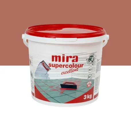 Цементна фуга Mira Supercolour Excellent CG2 WA, 3 кг, колір 138 Теракотовий (MSCE13830)