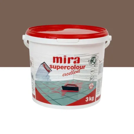 Цементна фуга Mira Supercolour Excellent CG2 WA, 3 кг, колір 147 червоно-коричневий (MSCE14730)