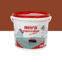 Цементна фуга Mira Supercolour Excellent CG2 WA, 3 кг, колір 148 мідно-коричневий (MSCE14830)