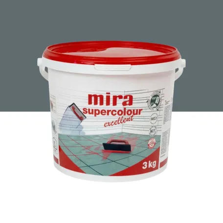 Цементна фуга Mira Supercolour Excellent CG2 WA, 3 кг, колір 121 антрацит (MSCE12130)