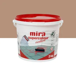 Цементна фуга Mira Supercolour Excellent CG2 WA, 3 кг, колір 133 коричневий (MSCE13330)
