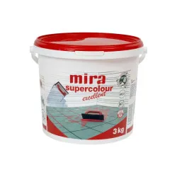 Цементна фуга Mira Supercolour Excellent CG2 WA, 3 кг, колір 100 Білий (MSCE10030)