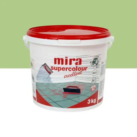 Цементна фуга Mira Supercolour Excellent CG2 WA, 3 кг, колір 160 салатовий (MSCE16030)