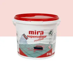 Цементна фуга Mira Supercolour Excellent CG2 WA, 3 кг, колір 192 ніжний розовий (MSCE19230)