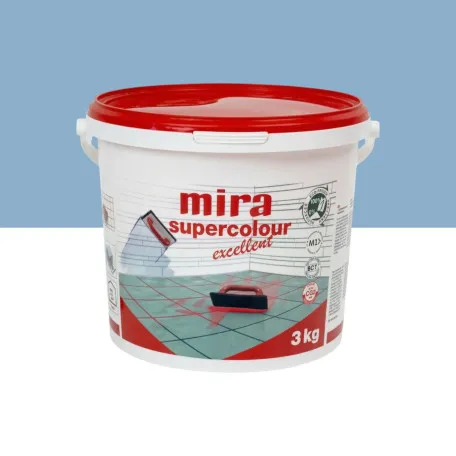 Цементна фуга Mira Supercolour Excellent CG2 WA, 3 кг, колір 2800 сизий (MSCE280030)