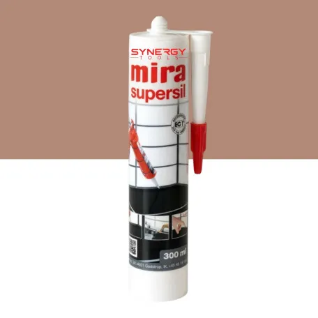 Силіконовий герметик Mira Supersil, 300 мл, колір 133 Темно-коричневий (MSIL13303)