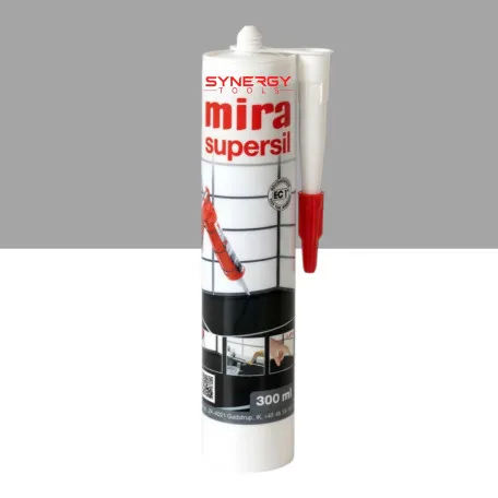 Силіконовий герметик Mira Supersil, 300 мл, колір, 120 графіт (MSIL12003)