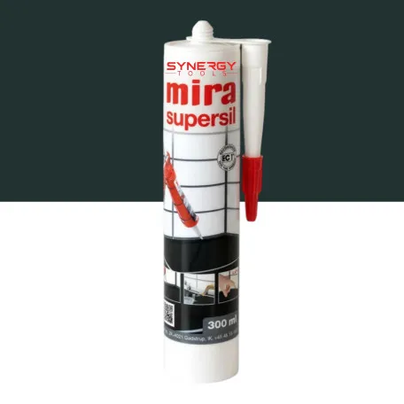 Силіконовий герметик Mira Supersil, 300 мл, колір, 123 темно-сірий (MSIL12303)