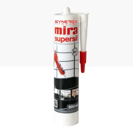 Силіконовий герметик Mira Supersil, 300 мл, колір, 100 Білий. (MSIL10003)