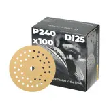 Шлифовальный круг Mirka GOLD 125мм, Р240, 100 шт/уп (236M209925)